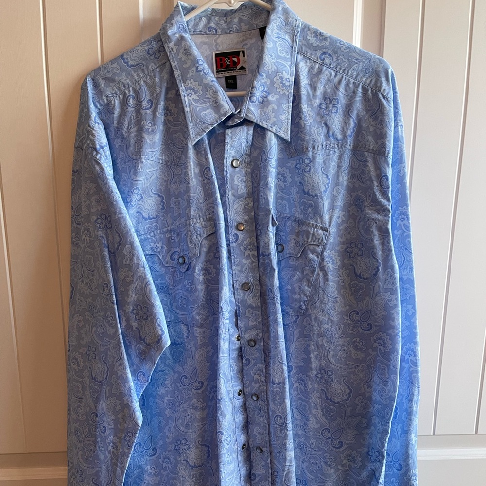 Men’s Long Sleeve Brooks and Dunn by Panhandle Slim, XXL